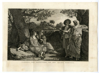 Rare Antique Print-INHABITANTS OF MANILA-PHILIPPINES-Perouse-Allart-1803