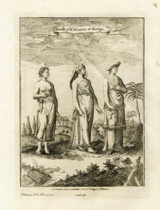 Antique Print-WOMEN TYPES-CONGO-SLAVERY-Basire-1747