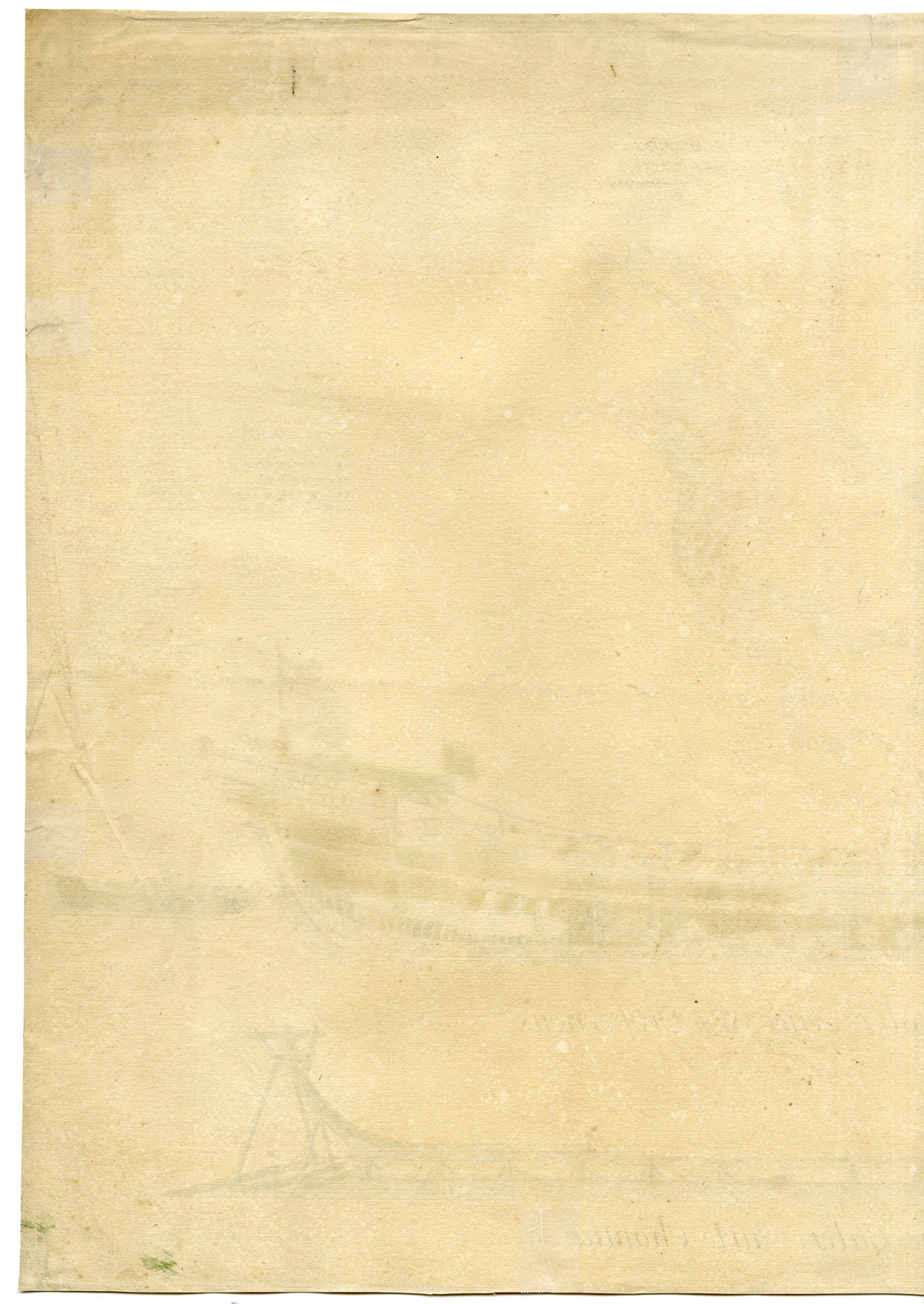 , Antique Print-old colouring-gold heightened-GALLEY-SHIP-Hubert Jaillot-1693, Pictura Antique Prints