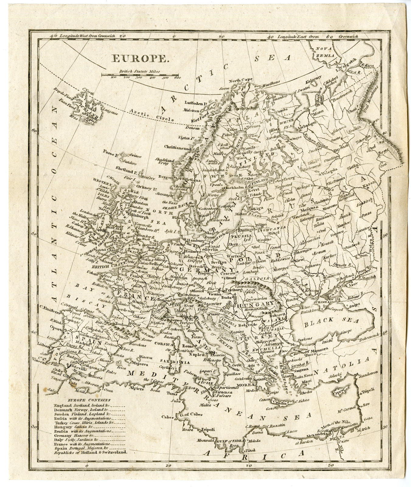 , Antique Print-EUROPE-EUROPA-Anonymous-1790, Pictura Antique Prints