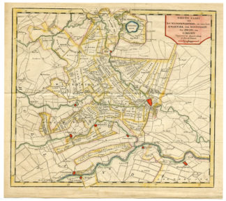 Antique Print-UTRECHT-MONTFOORT REGION-WOERDEN-Tirion-c.1750