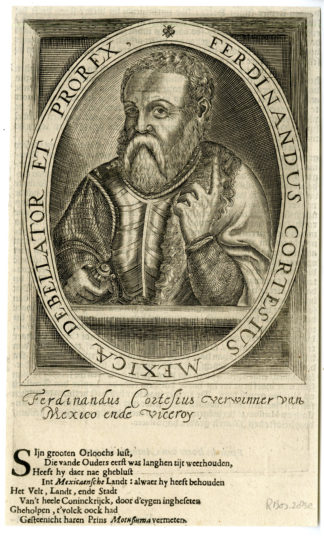 Antique Print-PORTRAIT FERDINAND CORTEZ-N. de Clerck-1617