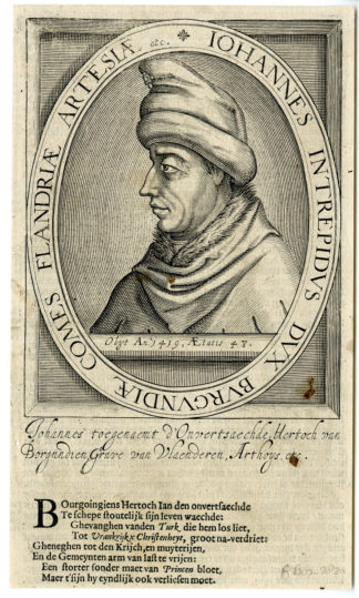 Antique Print-PORTRAIT JOHN THE FEARLESS-BUGUNDY-FLANDERS-N. de Clerck-1617