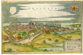 Antique Print-BROUWERSHAVEN-Braun-Hogenberg-c.1572