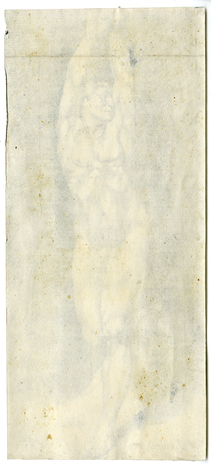 , Antique Master Print-MALE NUDE FIGURE-Bisschop-c.1668, Pictura Antique Prints