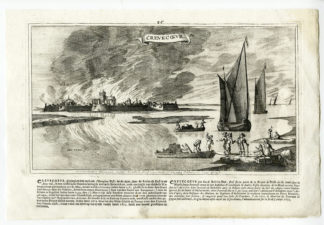 Antique Print-CREVECOEUR-FORTRESS-Peeters-Bouttats-1680