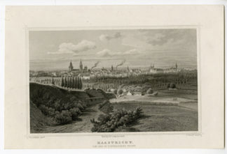 Antique Print-MAASTRICHT PANORAMA-Rorich-Terwen-1863