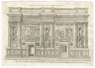 Antique Print-ST. LORENZO-FLORENCE-WALL-Molo-c.1600
