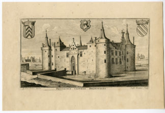 Antique Print-HELMOND CASTLE-Croes-le Roy-Bouttats-c.1700