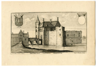 Antique Print-HEESWIJK CASTLE-Croes-le Roy-Bouttats-c.1700
