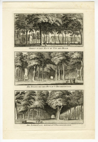 Antique Print-HAARLEMMERHOUT-HAARLEM-Spilman-1761