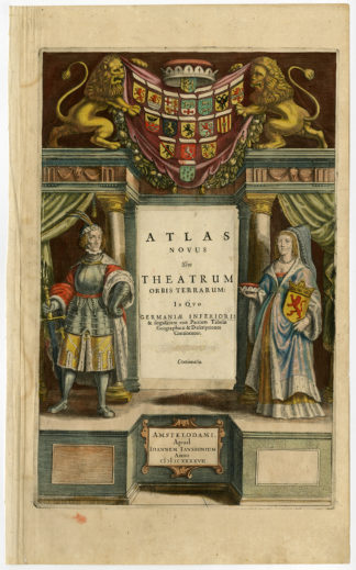Antique Print-TITLE PAGE-ATLAS NOVUS-THEATRUM ORBIS TERRARUM-Janssonius-1647