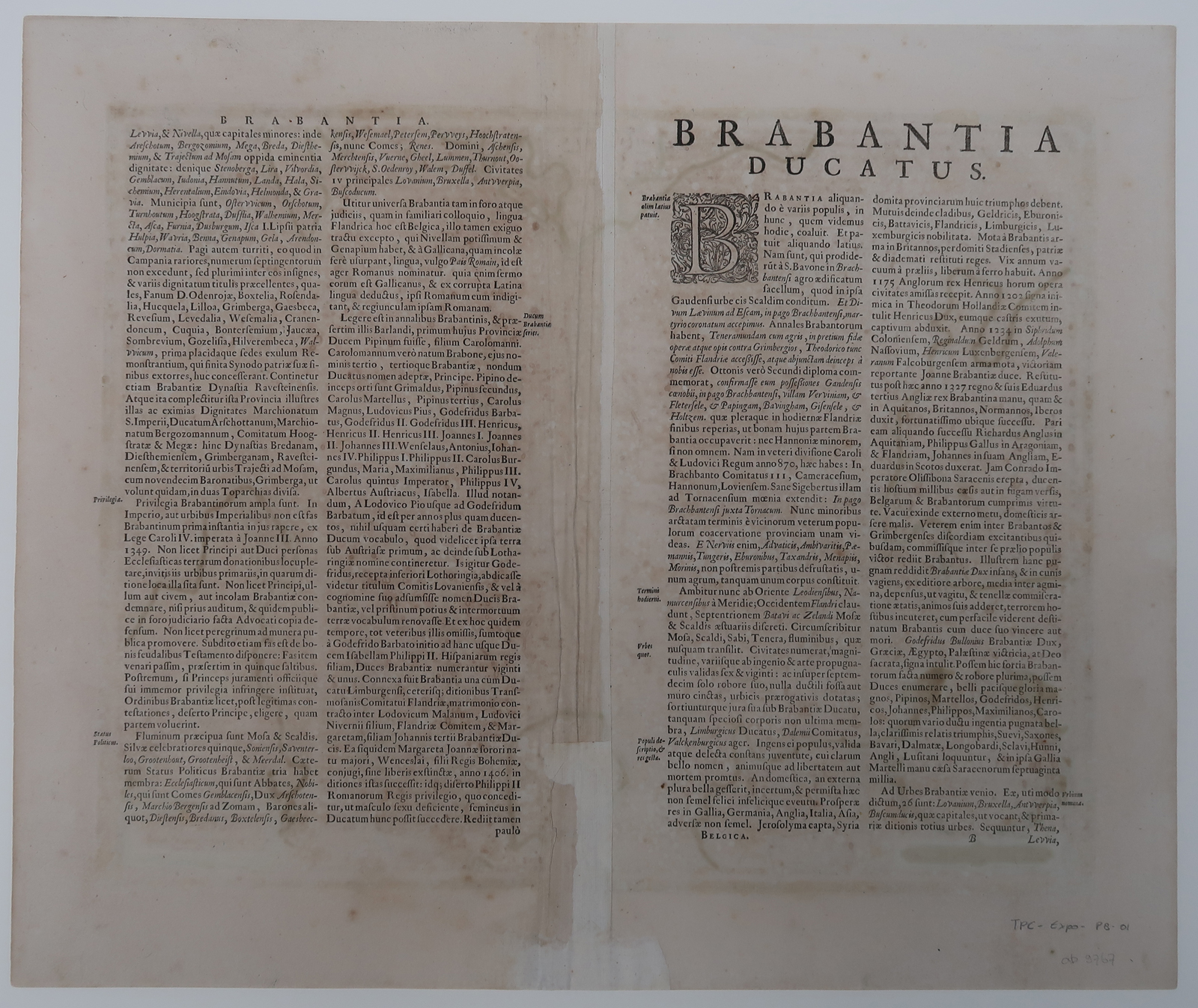 , Antique Map-BRABANTIAE-BRABANT-Janssonius-1647, Pictura Antique Prints