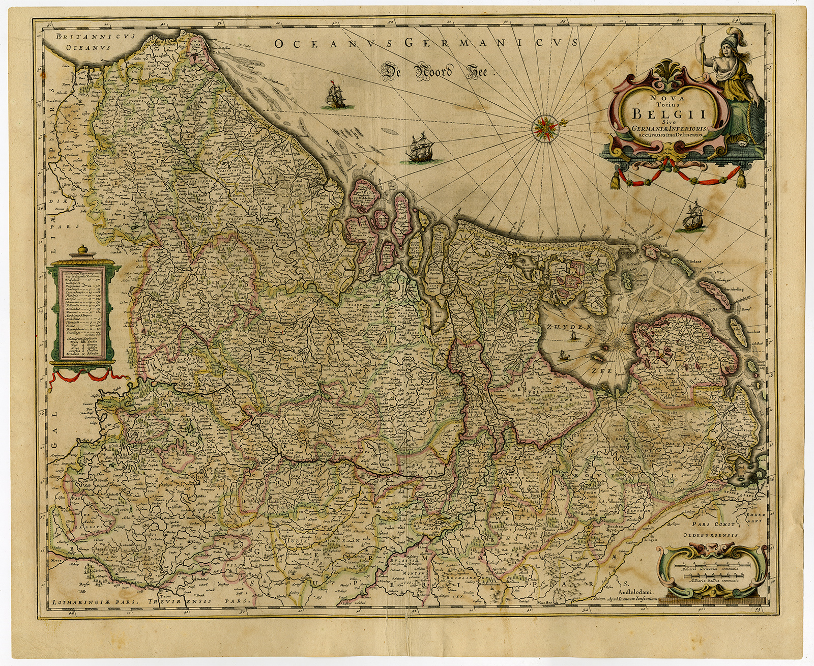 Ab9768 416x340 Antique Print-NETHERLANDS-BELGIUM-LUXEMBOURG-Janssonius-1647