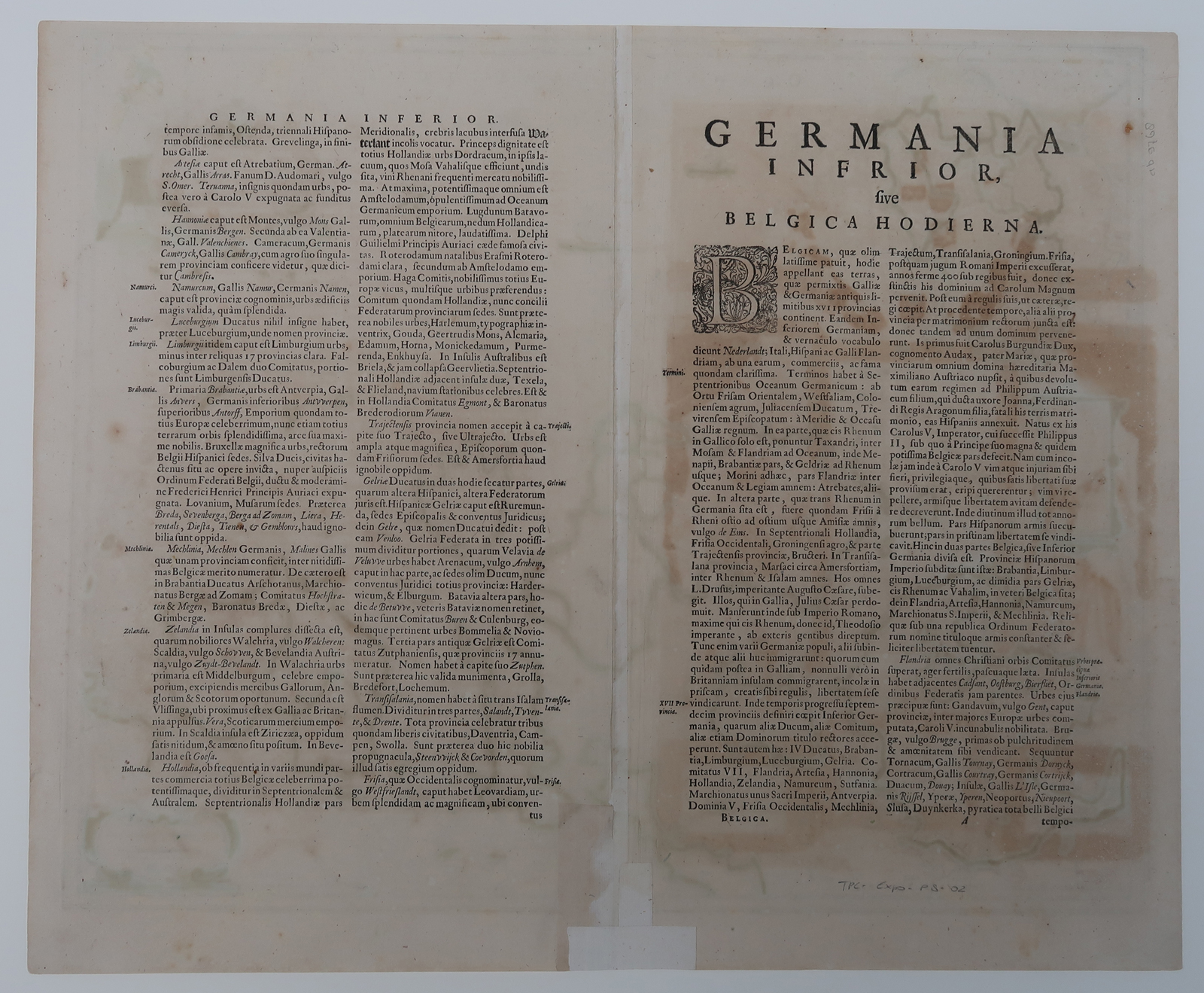 Ab9768r 416x343 Antique Print-NETHERLANDS-BELGIUM-LUXEMBOURG-Janssonius-1647 - Image 2