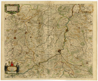 Antique Print-LEODIENSIS-LUIK-LIEGE-MAASTRICHT-LIMBURG-Janssonius-1647