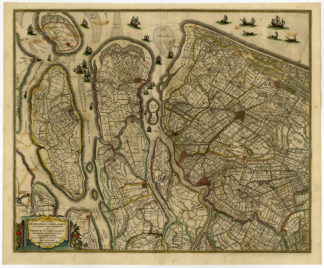Antique Print-GOEREE-BEIJERLAND-DELFT-ROTTERDAM-THE HAGUE-Janssonius-1647