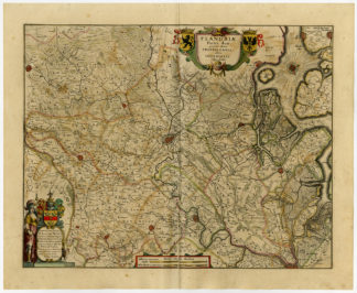 Antique Print-BELGIUM-FLANDERS-GENT-WAAS-Janssonius-1647