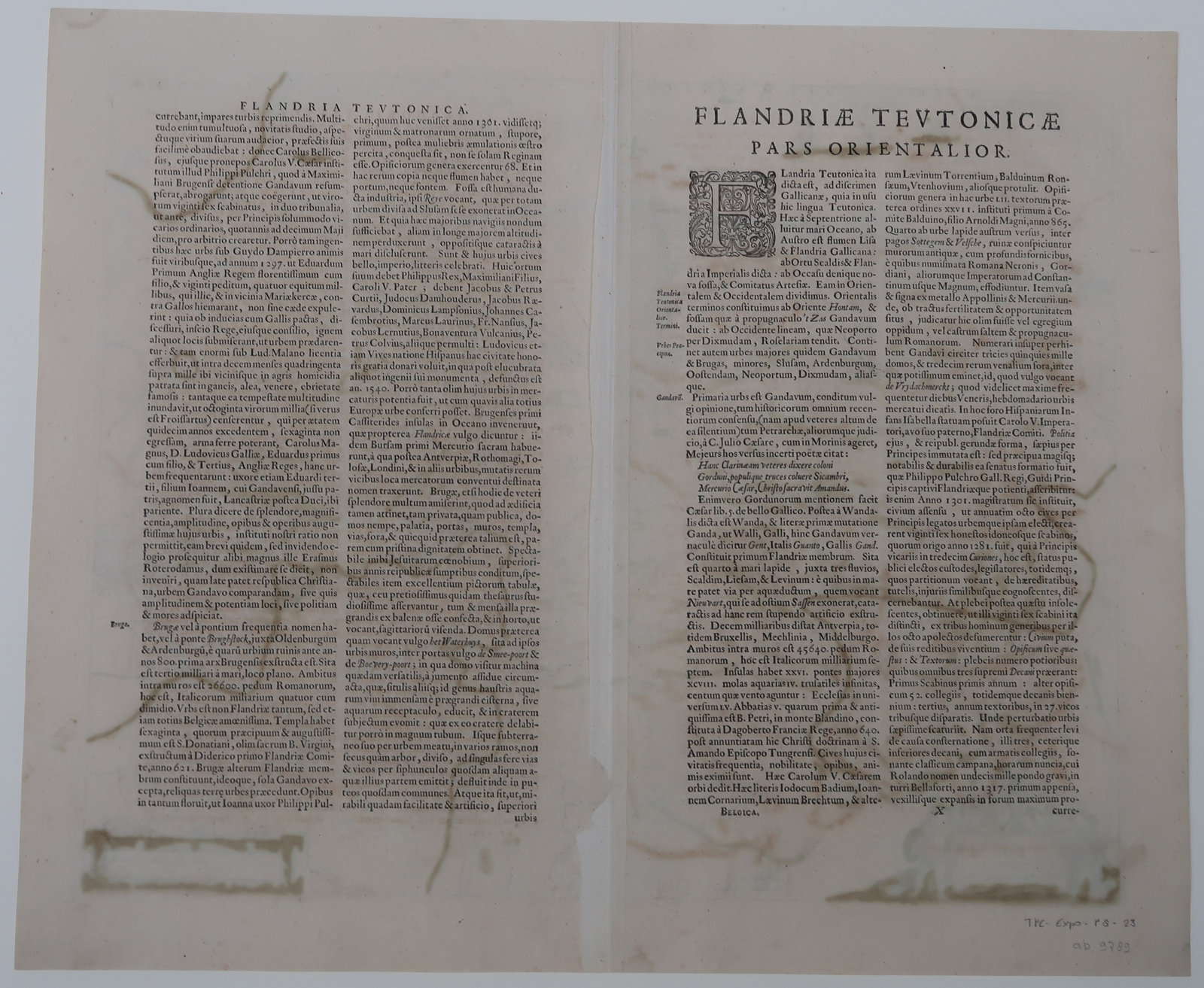 , Antique Print-BELGIUM-NIEUWPOORT-MIDDELBURG-GHENT-Janssonius-1647, Pictura Antique Prints