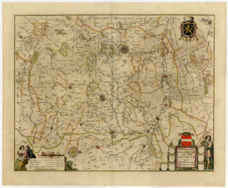 Antique Print-BELGIUM-LEUVEN-LOUVAIN-TIENEN-AERSCHOT-Janssonius-1647
