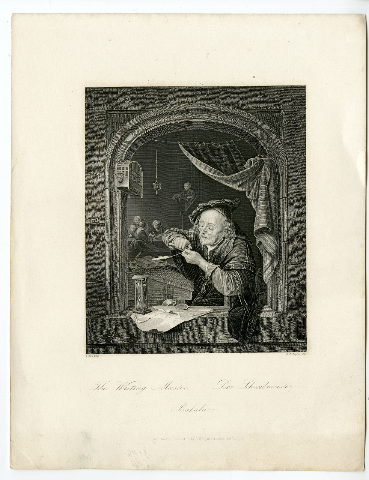 , Catalogue – Theme: HOURGLASS – mostly 19th.c., Pictura Antique Prints