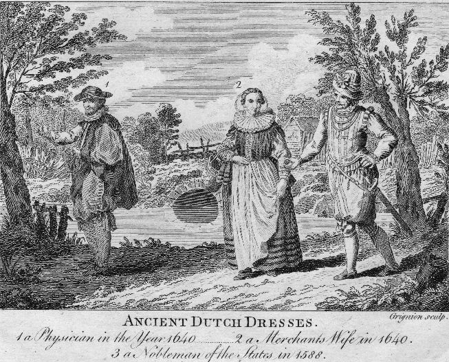 , Antique Print-DUTCH COSTUME-NOBLEMAN-SOLDIER-PRINCE OF ORANGE-Crignion-ca. 1760, Pictura Antique Prints