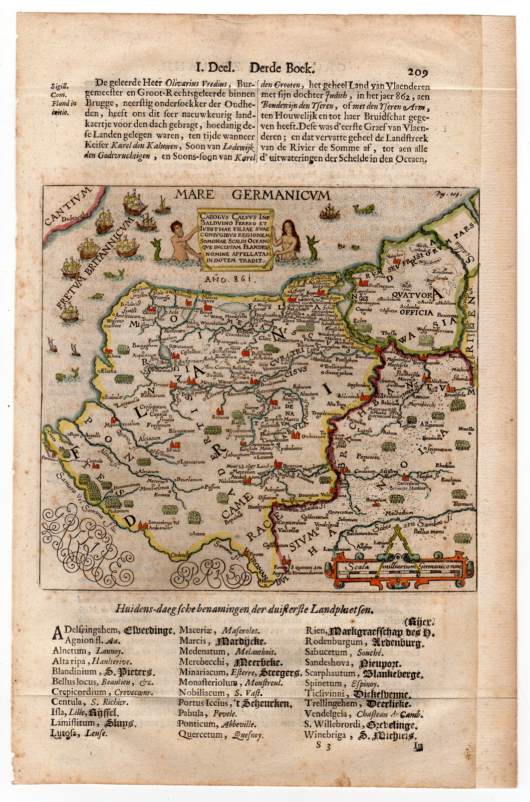 Rb088 416x629 Antique Print-FLANDRIA-ROMAN-CAROLINGIAN-Anonymous-1696