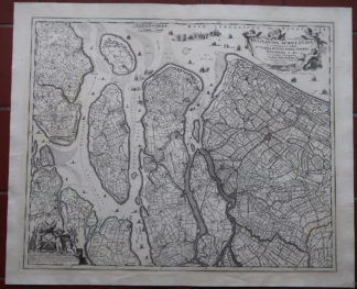 Antique Print-HOLLAND-NETHERLANDS-DELFLAND-SCHIELAND-Visscher-1665