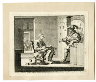 Antique Print-ANDRIES LANGEDUL ARREST-Luiken-c.1683