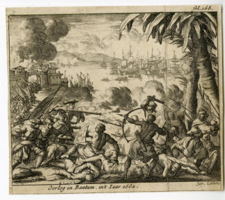 Antique Print-WAR-BANTAM-INDONESIA-Luiken-1689