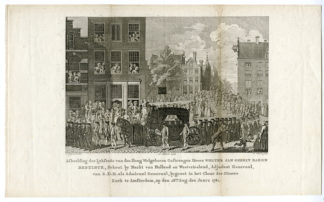 Antique Print-FUNERAL-COUNT BENTINCK-DOGGERSBANK-Baudartius-Vinkeles-1781