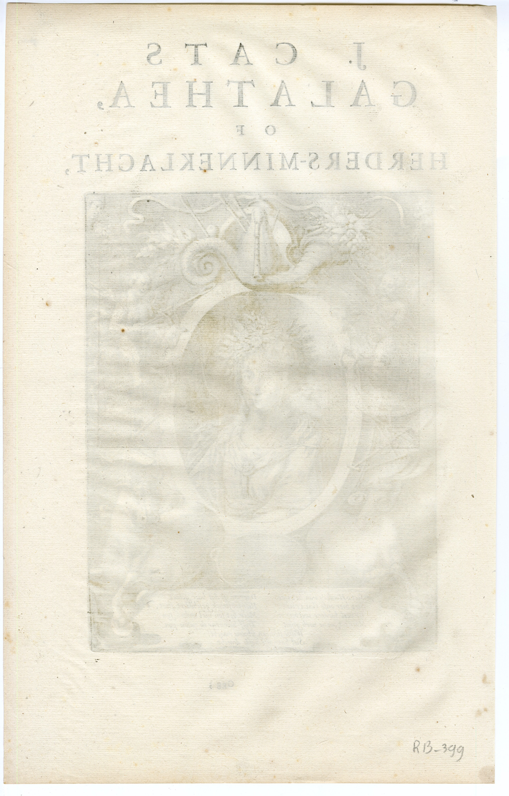 , Antique Print-SHEPERDESS-GALATHEA-Jacob Cats-c.1700, Pictura Antique Prints