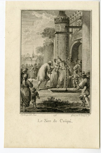 Antique Print-FRENCH HISTORY-SIRE DE CREQUI-de Launay-1775