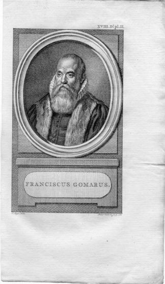 Antique Print-FRANCISCUS GOMARUS-DUTCH THEOLOGIAN-Buys-Vinkleles-1780