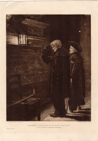 Antique Print-NELSON-TOMB-GREENWICH PENSIONERS-Millais-Raeburn-1896