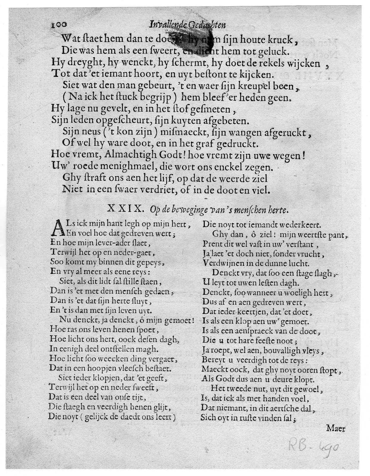 RB 0785 416x535 Antique Print-DISABLED MAN-DOGS ATTACKING-FARMERS-Cats-van de Venne-1660 - Image 2