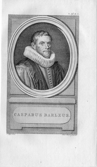Antique Print-CASPAR BARLEUS-PORTRAIT-Buys-Vinkeles-1786