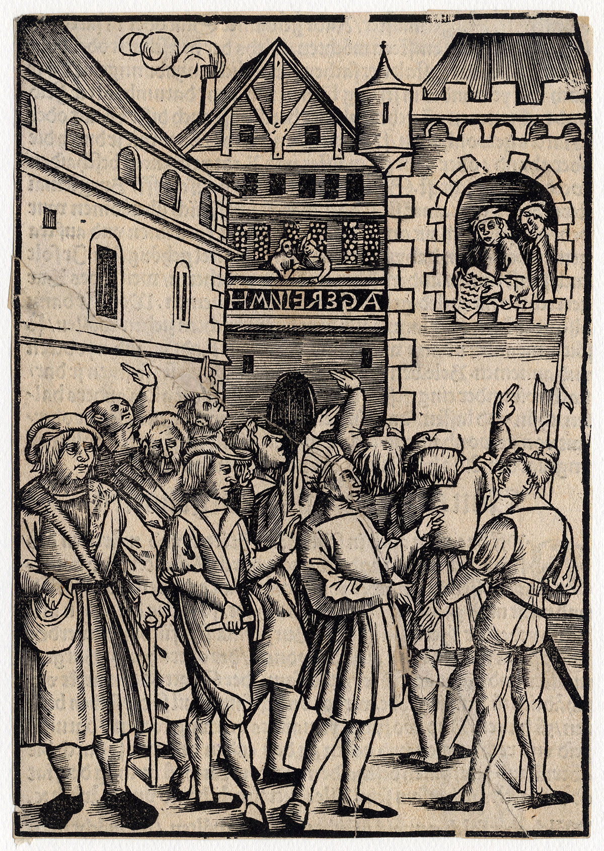 Ab2745 416x586 Rare Antique Woodcut Print-JUSTICE-JUDGE-Laienspiegel-Ulrich Tengler-1509