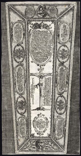 Antique Master Print-TOMB-HENRIETTE LUISE VON WURTTEMBERG-MOMPELGARD-1650
