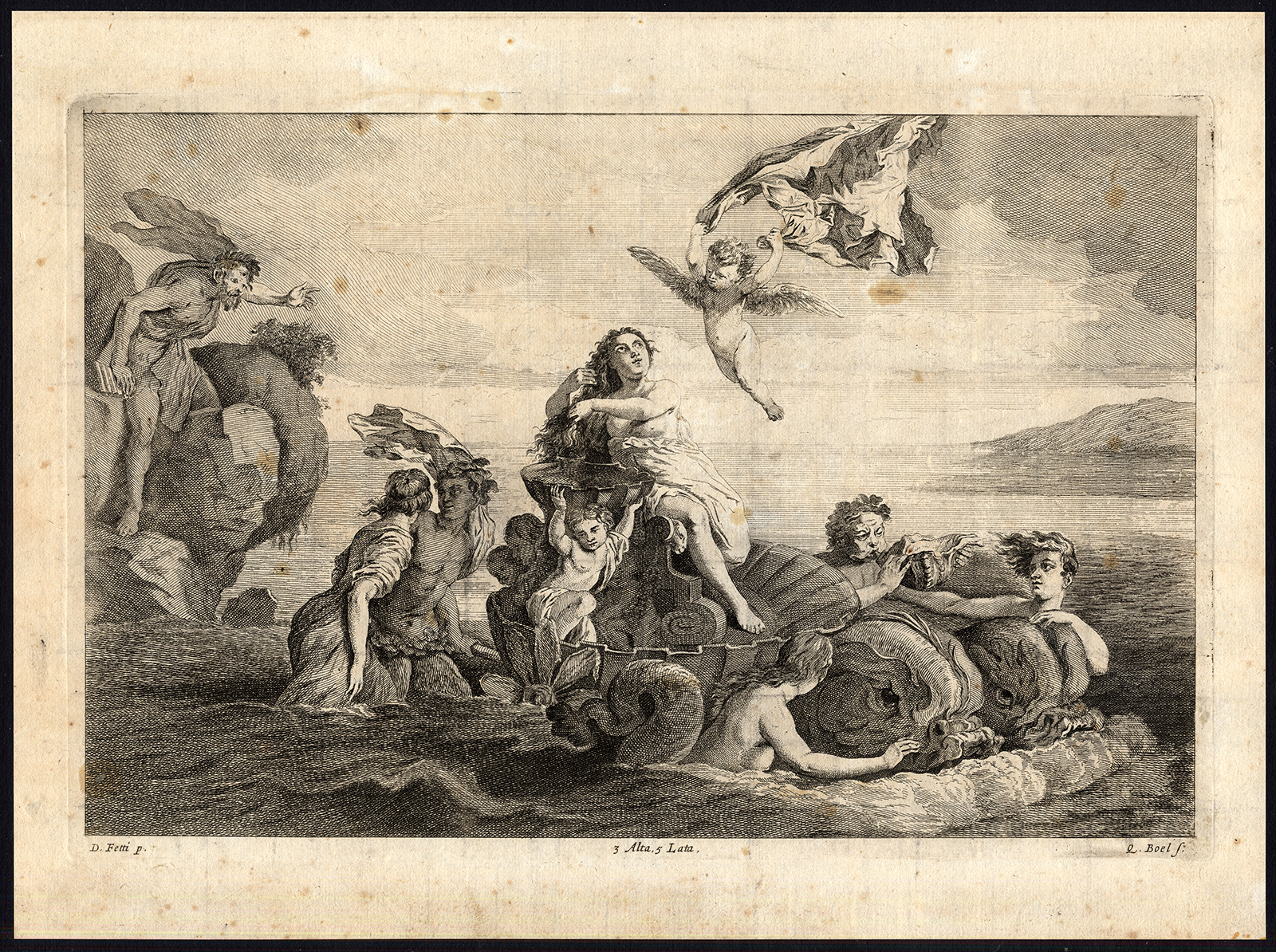Ab2820 416x310 Antique Master Print-GALATEA-POLYPHEMUS-NEREID-CYCLOPS-Boel-Fetti-ca. 1660