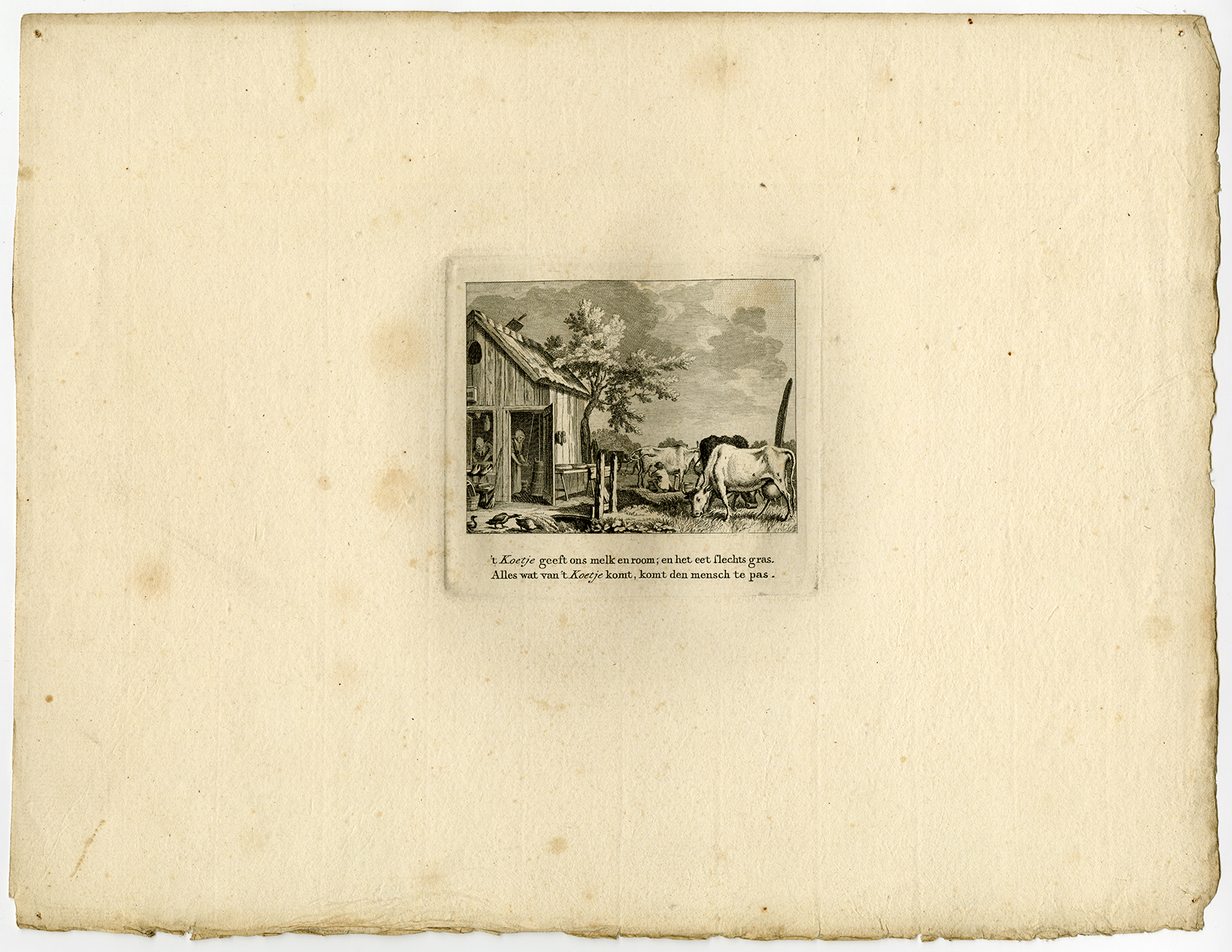 , 12 Antique Prints-VADERLANDSCH ABC-ILLUSTRATIONS-PROOFS-Anonymous-1781, Pictura Antique Prints