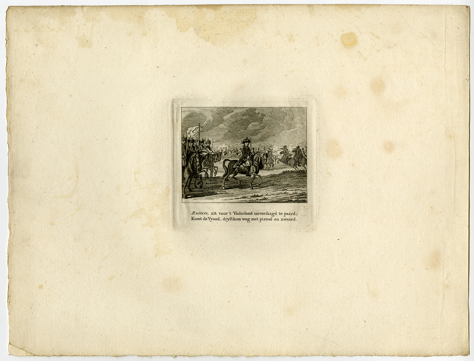 , 12 Antique Prints-VADERLANDSCH ABC-ILLUSTRATIONS-PROOFS-Anonymous-1781, Pictura Antique Prints