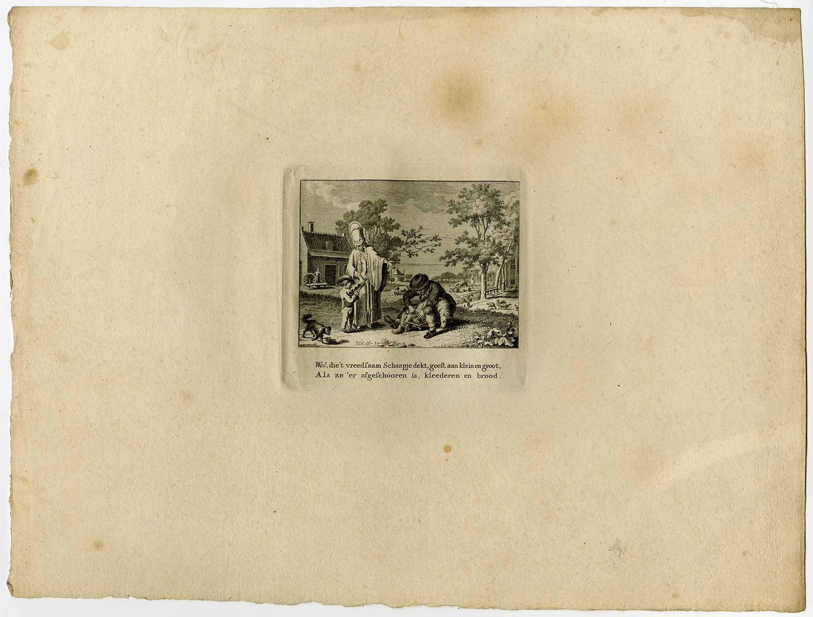 , 12 Antique Prints-VADERLANDSCH ABC-ILLUSTRATIONS-PROOFS-Anonymous-1781, Pictura Antique Prints