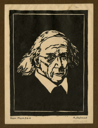 Antique Print-PORTRAIT-THEODOR MOMMSEN-HISTORIAN-Polman-ca. 1940