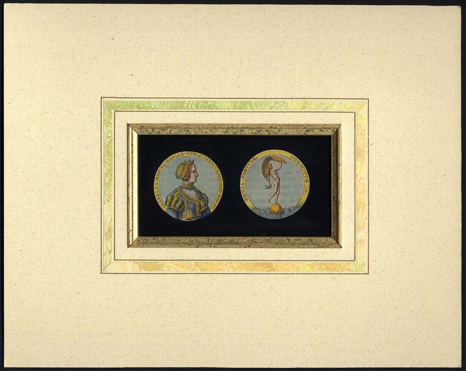 , Antique Print-HENRY VII-ELIZABETH OF YORK-MARRIAGE-MEDAL-Van Mieris-1735, Pictura Antique Prints