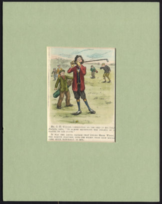 Antique Print-GOLF-GRIP-CLUB-PUNCH-CROWTHER SMITH-H.F. Crowther-Smith-1920