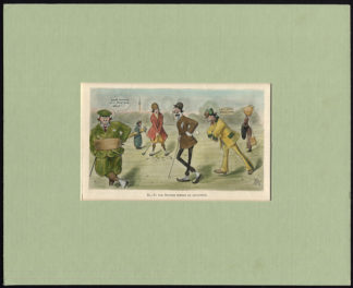 Antique Print-GOLF-BRITISH EMPIRE-INFLUENCE-SATIRE-PUNCH-E.T.R.-1920