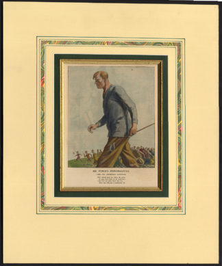 Antique Print-GOLF-ACHIBALD COMPSTON-ADORATION-PUNCH-Frank Reynolds-1920