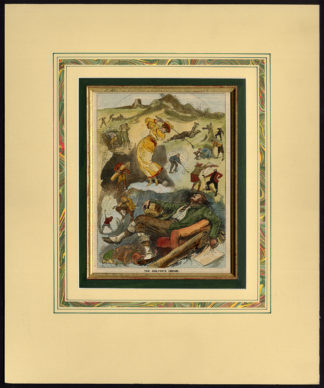 Antique Print-GOLF-SLEEP-NIGHTMARE-HOLE IN ONE-PUNCH-Harry Juriens-1920
