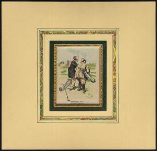 Antique Print-GOLF-FLAG-CLUB-BAG-MISTAKE-PUNCH-Frank Reynolds-1920
